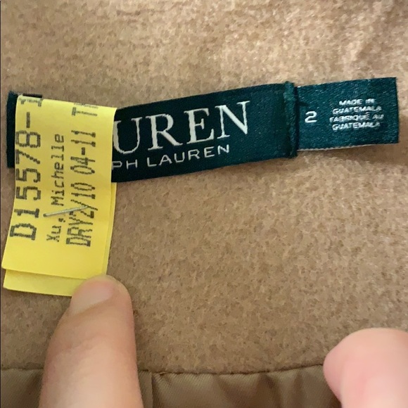 Ralph Lauren caramel coat - Picture 3 of 7